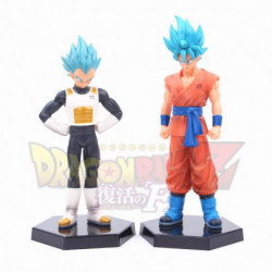 2pcs 18cm Drak Boll Drake Boll Z Super Saiyan Vegeta Son Goku Kakarotto Handling Figur Leksaker