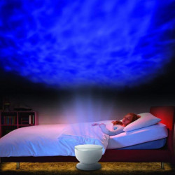Fumat Regnbåge Våg Ojektor Lampa Högtalare Daren Vågor Led Nattlampa Miniwave Aurora Bemästra Knä