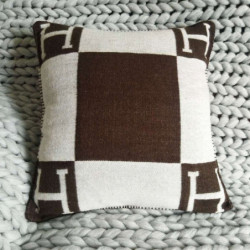 45x45cm H Throw Pillow Kudde Kashmir Örngott Dekor Choklad