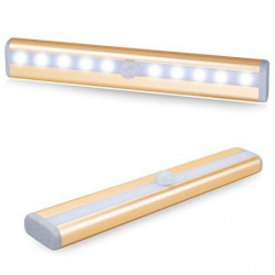 Lightinbox Rörelse Sensor Ljus Qpau Super Ljus 10 Led Ljus Rörelse Aktiverad W Magnetisk Bifoga Eller