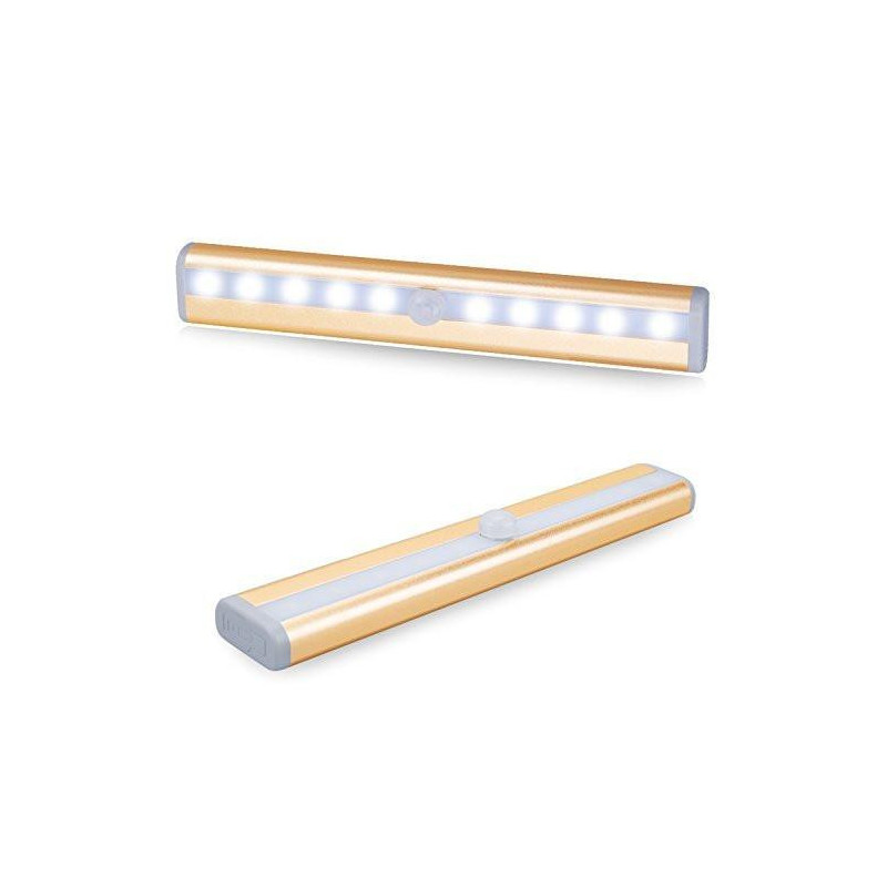 Lightinbox Rörelse Sensor Ljus Qpau Super Ljus 10 Led Ljus Rörelse Aktiverad W Magnetisk Bifoga Eller