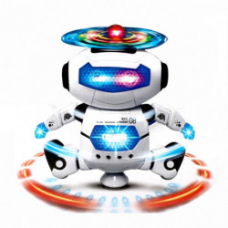 Rolig Elektronisk Gående Dans Smart Rymden Robot Astronaut Barn Musik Ljus Leksaker Montessori Material
