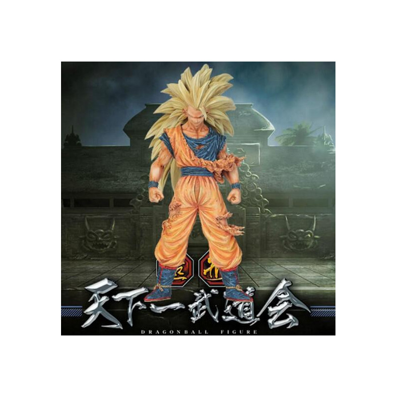 21cm Drake Boll Super Saiyan Tre Slåss Skada Ut Son Goku Kakarotto Handling Figur Leksaker Jul Docka