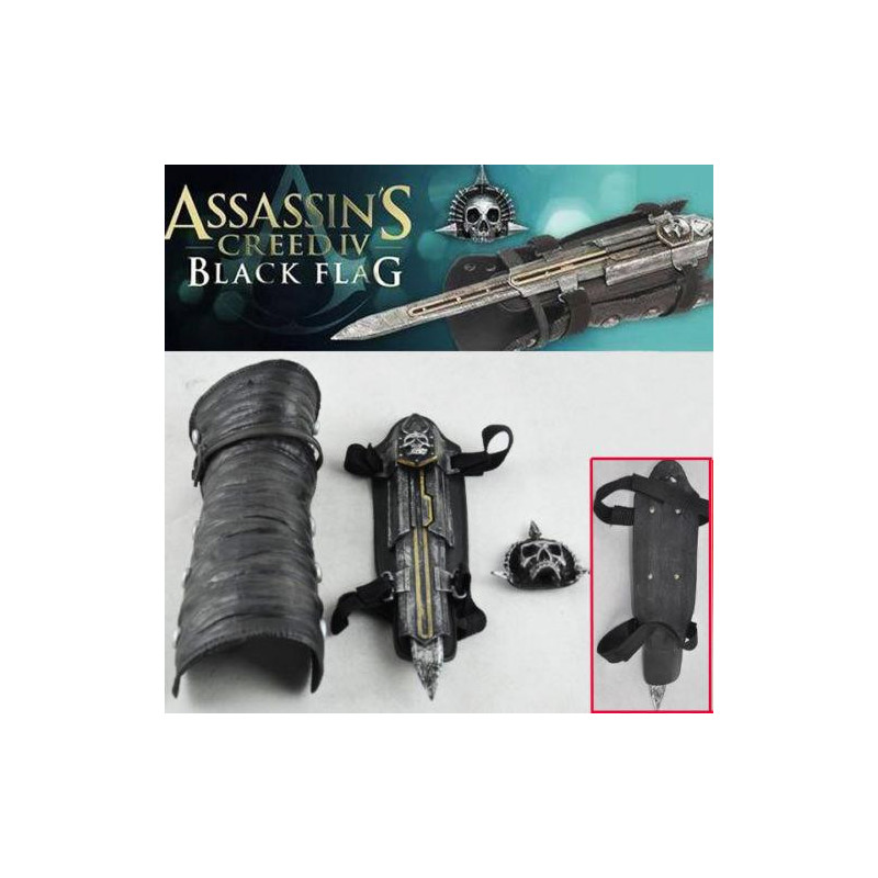 Mördare Bekännelse 4 Svart Flagga Pirat Dold Blad Cosplay Edward Kenway Gatlopp