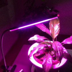Flexibel Usb Clipon Led Växt Växa Lampa För Växter Vegs Hydroponic Systemet Växa Bloom En Adapter