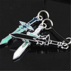 [pcmos] Anime Svärd Konst Uppkopplad Asuna Kirito Cosplay Rekvisita Kazuto Svärd Halsband Sao Leksak