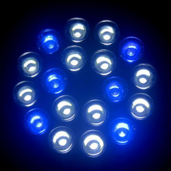 1 St E27 54w Led Växa Ljus 12 Vit 6 Blå Led Akvarium Ljus Led Lampor För Korall Rev Och Akvarium Fiskarna