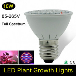 Full Spektrum 10w Smd2835 106 Lysdioder Växa Ljus E27 Ac85265v Inomhus Växt Lampa För Växter Vegs