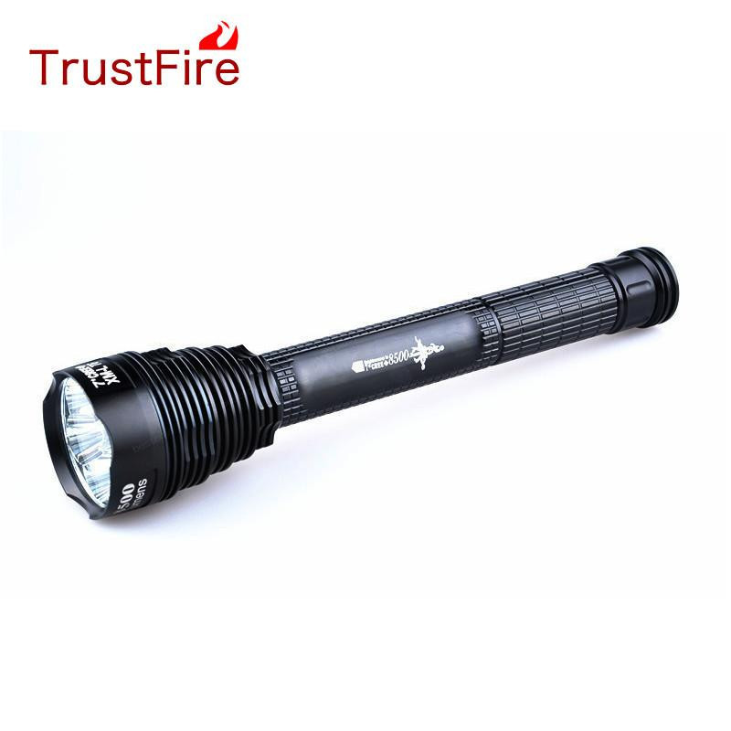 Trustfires 8500lm Cree Xml 7t6 Led Ficklampa Fackla Lampa Trj18 Utomhus