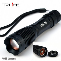 Fl023 Led Ficklampa 3800 Lumen Xmlt6 Led Fackla Zoombar Led Ficklampa Fackla Ljus Lampe Torche
