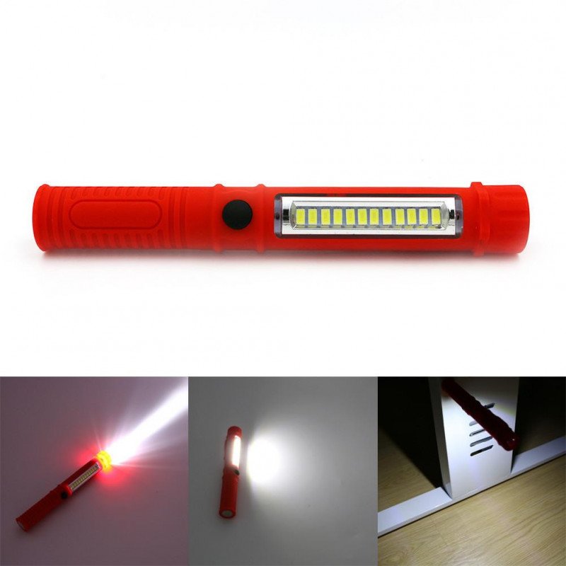 Mini Ficklampa 2 Lägen Bärbar Led Magnet Arbete Ljus Lampa Multifunktions Led Mini Arbete Ficklampa