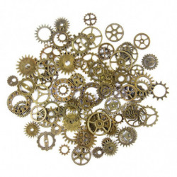 [pcmos] 50g En Packa Steampunk Cyberpunnk Blanda Kuggar Kolla På Delar Gears Diy Hantverk Tillbehör