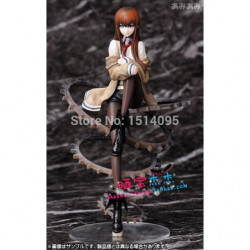 Sexig Flicka Steins Port Makise Kurisu 9 Inch Pvc Handling Figur Samling Modell Leksak Sg050