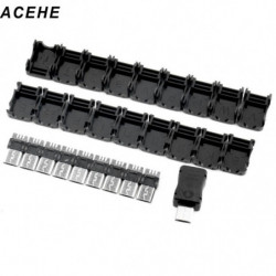 Micro Usb Connector 10 St 5 Stift T Hamn Manlig Micro Usb Plugg Uttag Connector Plast Omslag För Diy