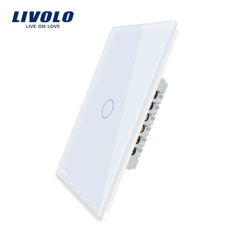 Livolo Tillverkare Oss Rör Skärm Vägg Ljus Växla 1gang 1 Sätt Vlc50111