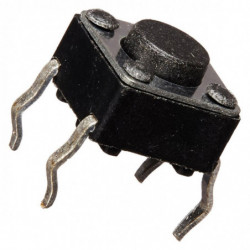 Thgs10 St 6x6x4 5mm 4 Pins Dopp Pcb Tillfällig Taktil Takt Skjuta På Knapp Växla