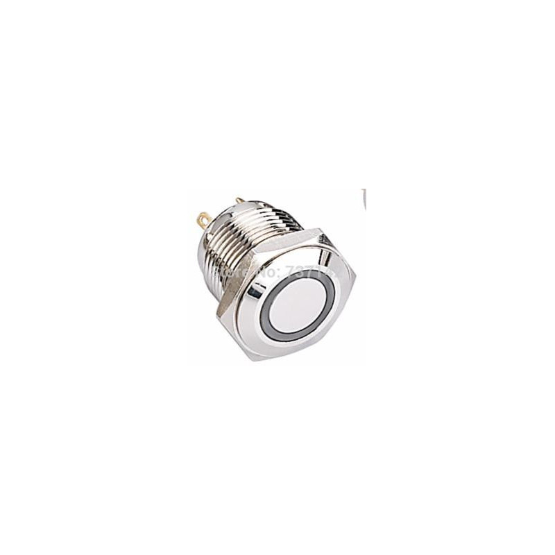 Elewind 16mm Ringa Upplyst Tillfällig Växla Pm161f10e J R 12v N