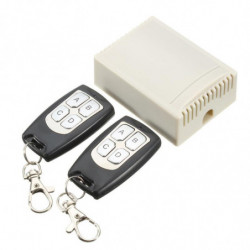 Likström 12v 3a 4ch 200m Trådlös Avlägsen Kontrollera Relä Växla Transceiver Med 2 Mottagare Kompatibel