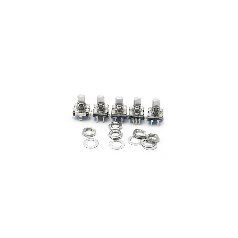 5pcs 12mm Roterande Encoder Skjuta På Knapp Växla Ckelbrytare Elektronisk Komponenter