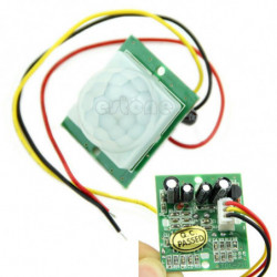 C18 Likström 12v Pyroelektrisk Pir Ir Infraröd Ir Rörelse Sensor Detektor Modul