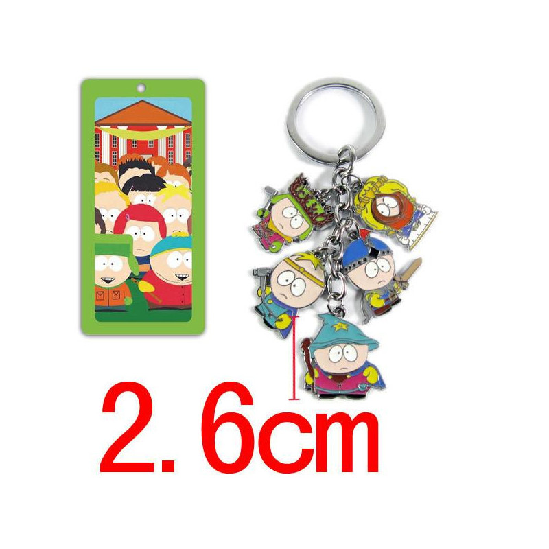 Anime Söder Parkera Handling Figur Leksaker Ckelring Hängsmycke Tecknad Serie Mini Modell Dockor Barn