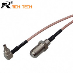 Anpassa Crc9 Koaxial Rf Kabel 3g Huawei Modem Förlängning Kabel Crc9 Höger Vinkel Växla F Typ Kvinna
