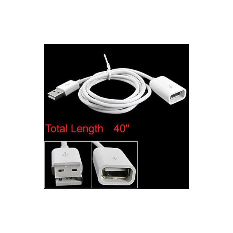 Imc Usb En Manlig Till En Kvinna M F Förlängning Kabel Vit 40
