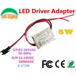 300ma Led Förare 3w 4w 5w Extern Led Förare Adapter 110v 220v Inmatning För Led Downlights Tak Lampor