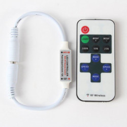 Mini Rf Trådlös Avlägsen Led Dimmer Kontroller För Enda Färg Ljus Remsa Led Controler