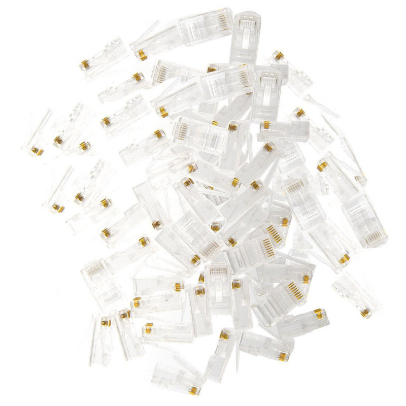 100 X Rj45 Modul Connector