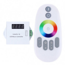 Ws2811 Ws2812b Ws2813 Usc1903 Led Digital Musik Kontroller Med Rf Rör Fjärr Dc524v Ingång Kan Kontrollera