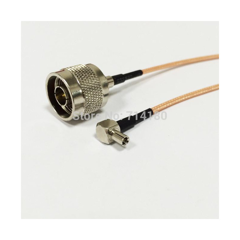 Rf N Växla Ts9 Hårpiska Kabel N Manlig Connector Växla Ts9 Manlig Höger Vinkel Connector Rg316 Kabel