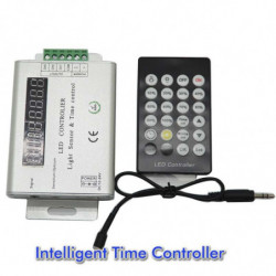 24 Knappar 3 Kanalisera 12v 24v Intelligent Ljus Sensor Och Tid Ogrammerbar Led Kontroller För Enda