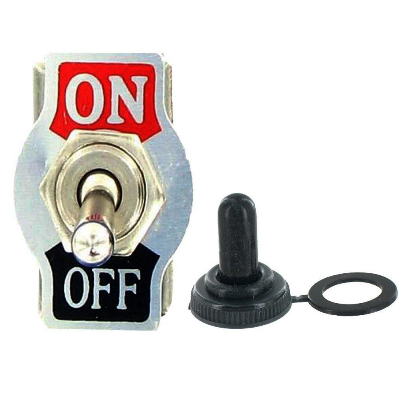 1 Pc Spst Vattentät Växla Keps På Av Miniatyr Växla Växlar 12a 250v Ve185 P