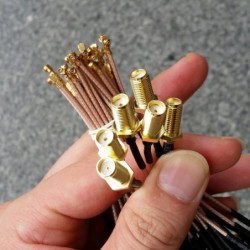 10cm Rg178 Kabel Sma Kvinna Till Ipx U Fl Lirka Hårpiska Adapter Plugg Jack Adapter Rg178 Tråd Connector