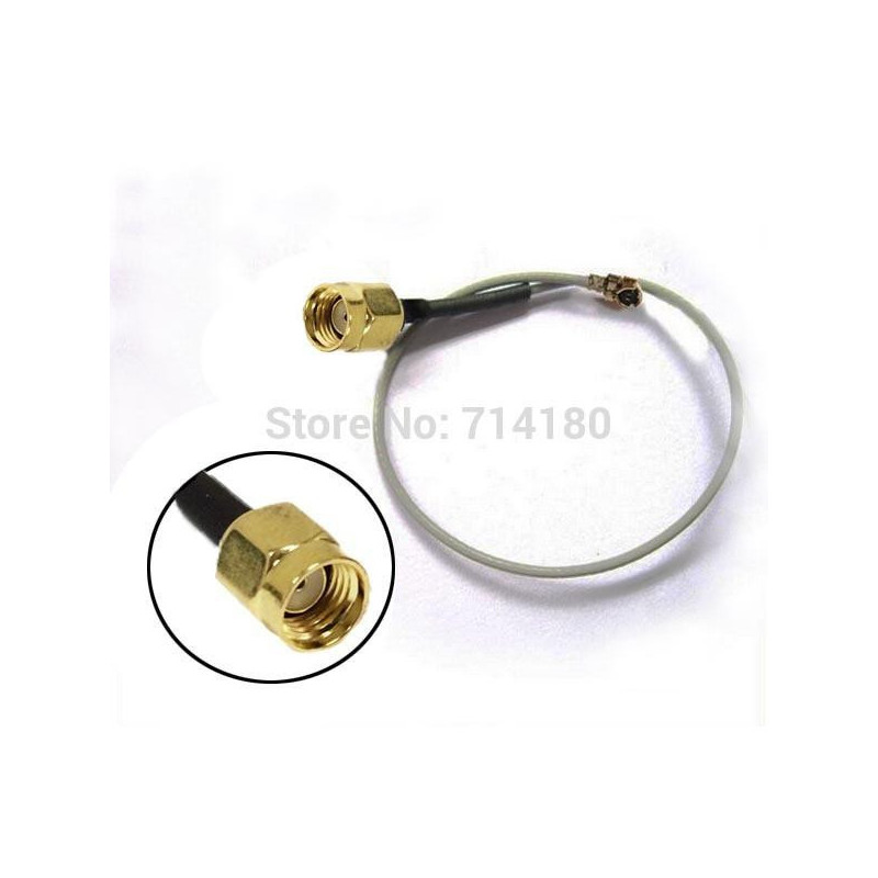 Rf Ipx U Fl Växla Rp Sma Manlig Hårpiska Kabel 15cm För Pci Wifi Kort Trådlös Router