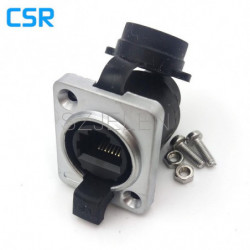 Rj45 Uttag Kvinna Kontakter Rj45 Panel Montera Kontakt Uttag Rj45 Vattentät Och Dammtät Kontakt Ip65