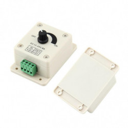 1 Pc Likström 12v 8a Led Ljus Skydda Remsa Dimmer Justerbar Ljusstyrka Controler För Led Remsa Ljus