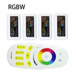1xrgb W Remote 4x Rgbw Kontroller 2 4g 4zon Mi Light Trådlös Rf Avlägsen Kontroller För 3528 5050