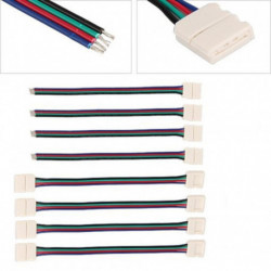 2015 8 X Connector Kabel Adapter För Rgb Led Smd Remsa Rand Vattentät