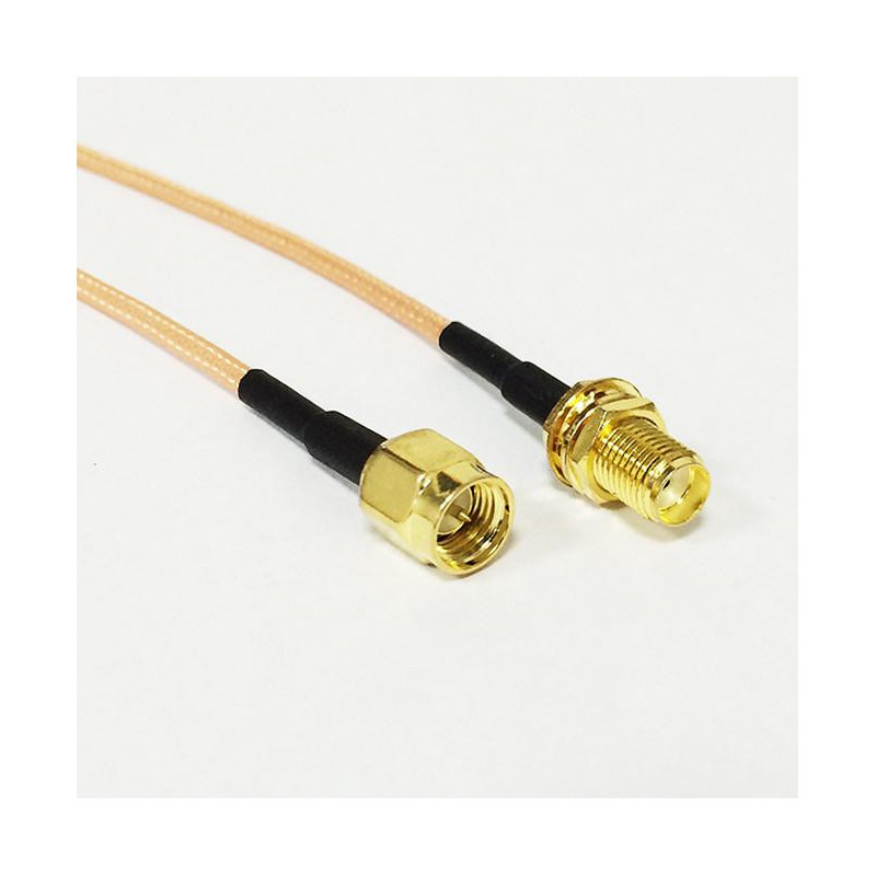 Rg316 Koaxial Kabel Sma Manlig Till Sma Kvinna Jack Connector Kabel Adapter Hårpiska 15cm Adapter