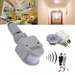 Unik Utomhus Växelström 220v Automatisk Infraröd Pir Rörelse Sensor Växla För Led Ljus