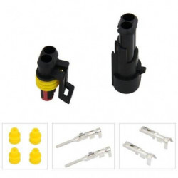 Dsha 10 Utrustning 2 Stift Sätt Vattentät Elektrisk Tråd Connector Plugg