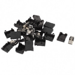 Cnim 10 St 5pin Micro Usb Typ B Manlig Plugg Connector Plast Omslag