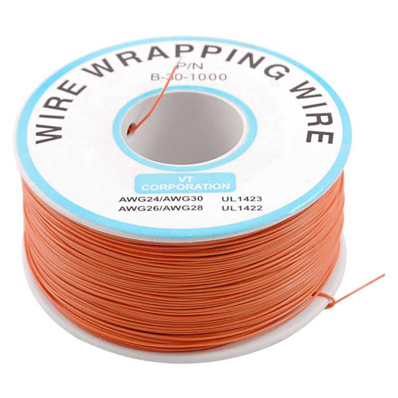Mylb Pcb Löda Orange Flexibel 0 5mm Utanför Dia 30awg Tråd Omslag Slå In 1000ft