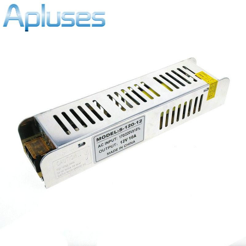 Mini Kraft Tillförsel 10a 120w Dc12v Växla Belysning Transformers Led Förare För Led Remsa Ljus Kraft