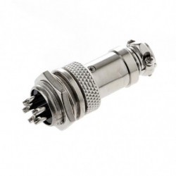 5pcs Flyg Plugg 5pin 16mm Gx165 Manlig Och Kvinna Panel Metall Connector
