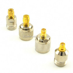 Nickel Guld Plated Sman Rf Adapter Utrustning Sma Till N 4 Typ Rf Anslutningar N Manlig Kvinna Till Sma