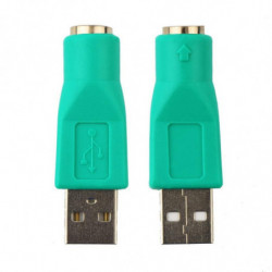 Aste 1 St Usb Kvinna Till Ps2 Ps 2 Manlig Adapter Omvandlare Tangentbord Mus Möss Parti Alipower