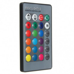 24 Keys Ir Trådlös Avlägsen Kontroller För Klot Lampor Rgb Ljus Lampa Led Remsa Lights Utan Batteri